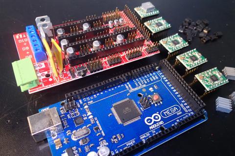 RAMPS 1.4 with Arduino MEGA 2560