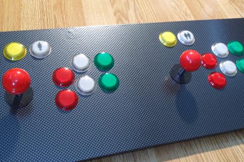 Arcade cabinet control panel