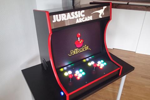Bartop arcade cabinet