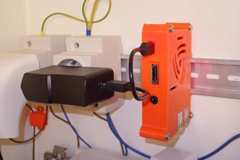 Raspberry Pi on a DIN rail